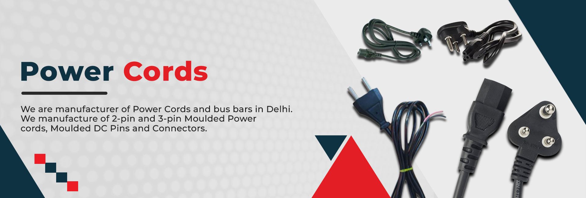 power cord banner